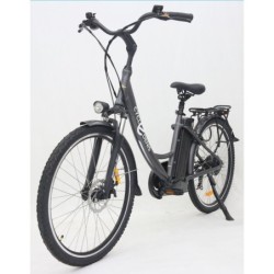 Biclou Urban 26 - Vélo électrique très polyvalent - Taille M - Gris
