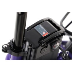 Biclou Fold V - Vélo électrique léger à pliage rapide - Bleu Pétrole Satiné