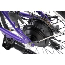 Biclou Fold V - Vélo électrique léger à pliage rapide - Bleu Pétrole Satiné