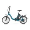 Biclou Fold V - Vélo électrique léger à pliage rapide - Bleu Pétrole Satiné