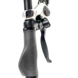Troy FatBike e-Fold - Vélo électrique à pneus larges basse pression - Gris