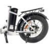 Troy FatBike e-Fold - Vélo électrique à pneus larges basse pression - Gris