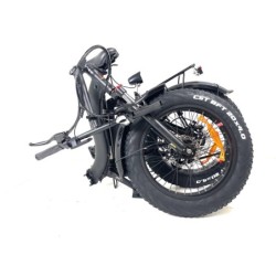 FatBike Troy e-Fold - Vélo électrique à pneus larges basse pression - Noir