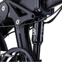 FatBike Troy All Road - Vélo électrique à pneus larges basse pression - Noir & rouge