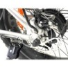 FatBike Troy e-Fold - Vélo électrique à pneus larges basse pression - Blanc & orange
