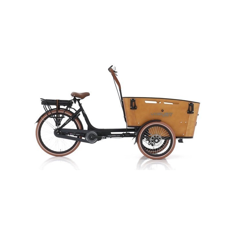 Vogue Carry 3 Triporteur Électrique - Noir & Marron