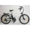 BiClou Urbain Classic 26 - Taille M - Blanc - Vélo électrique de ville