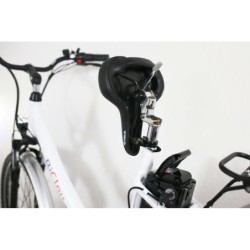 BiClou Urbain Classic 26 - Taille M - Blanc - Vélo électrique de ville