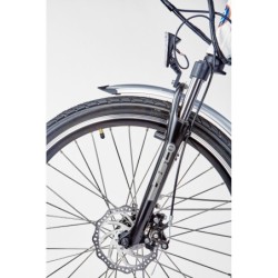 BiClou Urbain Classic 26 - Taille M - Blanc - Vélo électrique de ville