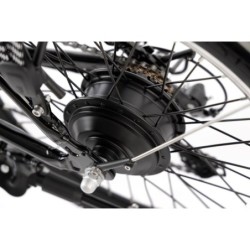 Biclou Fold V - Vélo électrique léger à pliage rapide - Noir Satiné