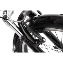 Biclou Fold V - Vélo électrique léger à pliage rapide - Noir Satiné