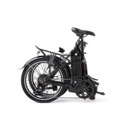 Biclou Fold V - Vélo électrique léger à pliage rapide - Noir Satiné